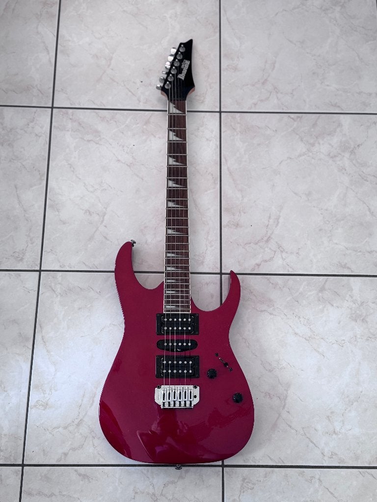 Ibanez GIO GRG170DX Elektrische Gitaar (Candy Apple Red), Musique & Instruments, Enlèvement, Comme neuf, Solid body, Ibanez
