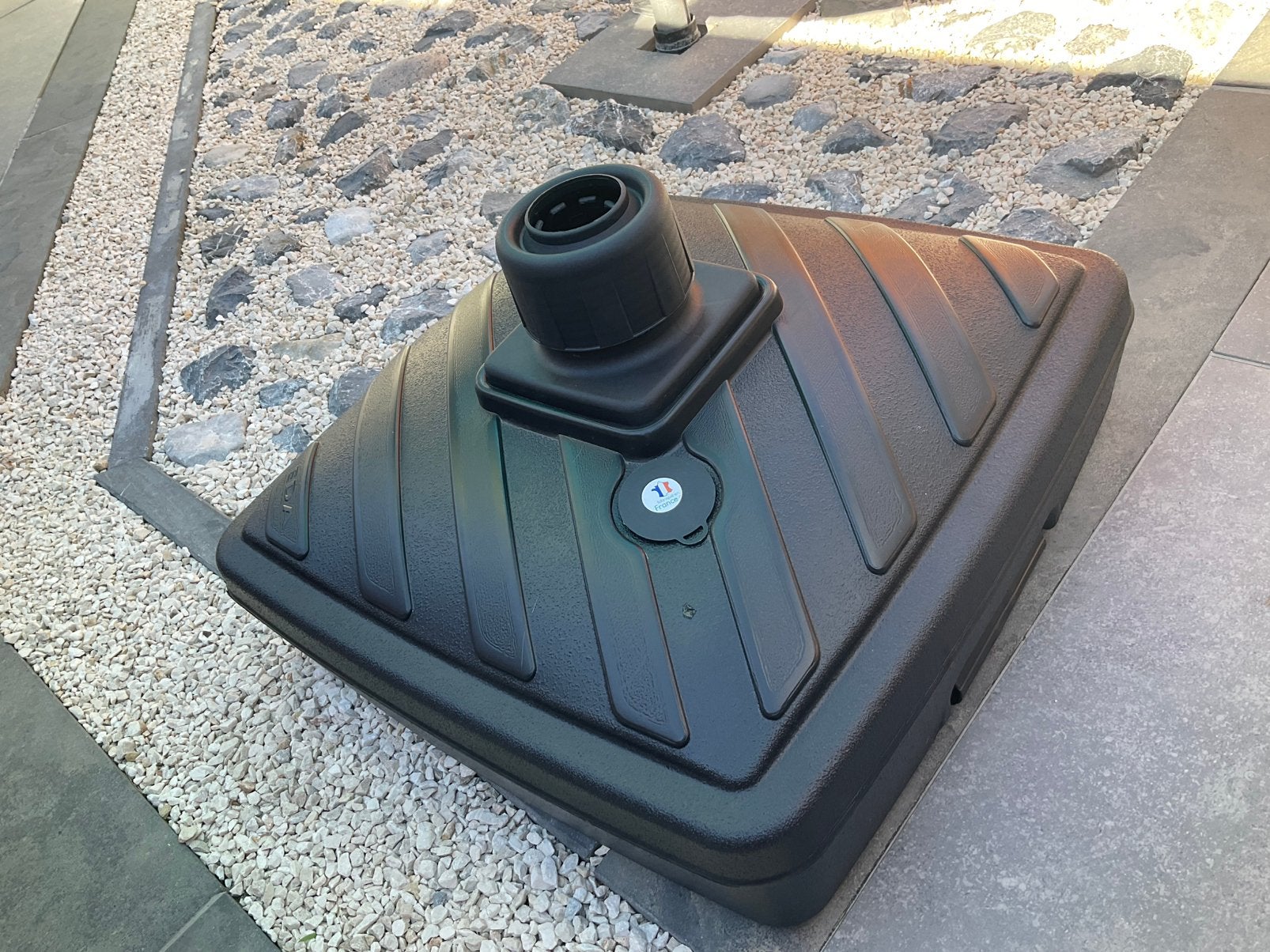 Parasolvoet 40 liter, Tuin en Terras, Parasols, Ophalen, Zo goed als nieuw, Parasolvoet