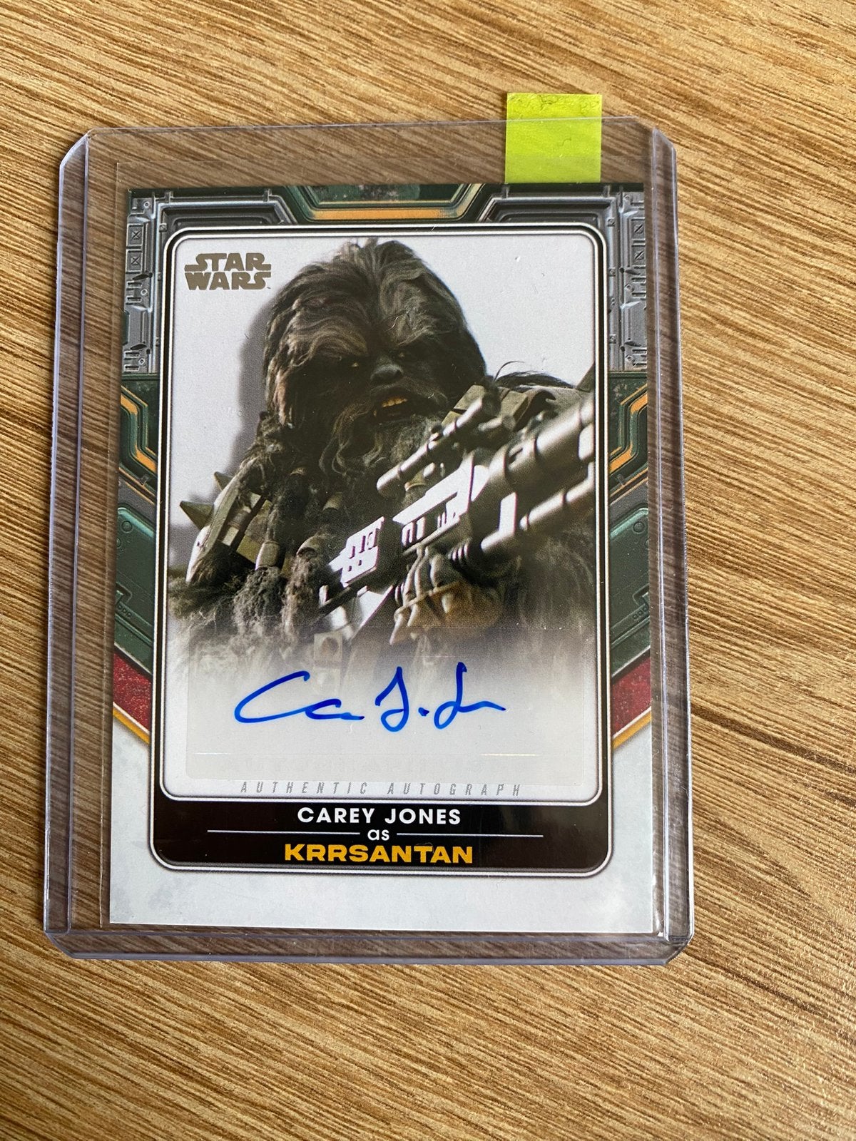 Star wars autograph topps, Ophalen of Verzenden, Zo goed als nieuw