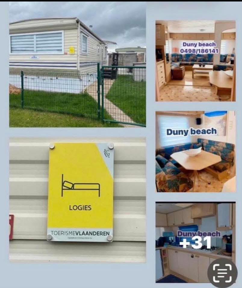 Te huur wooncaravan oosduinkerke, Caravans en Kamperen, Particulier, Douche, Kip