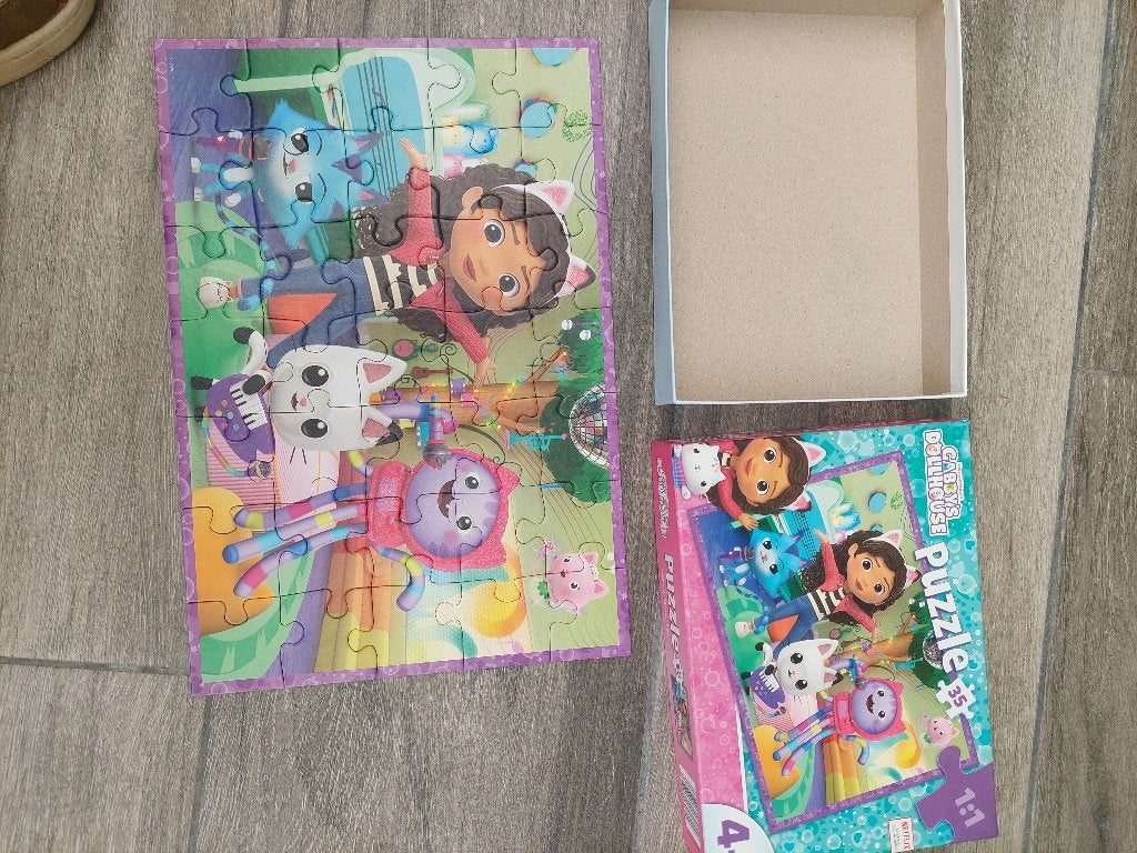 Kinderpuzzels, Ophalen