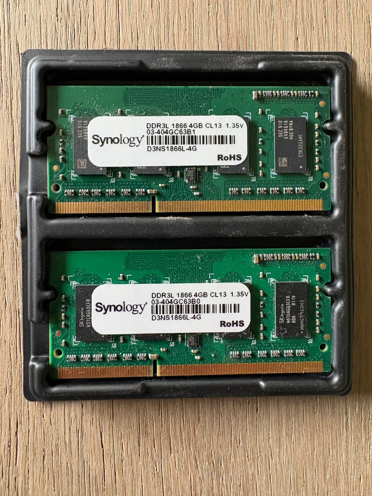 Synology 8GB geheugen (2x4GB), Computers en Software, Ophalen of Verzenden, Zo goed als nieuw, DDR3, Server
