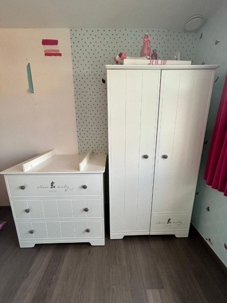 2 armoires, support matelas à langer demontable, Enlèvement, Utilisé, Garçon ou Fille