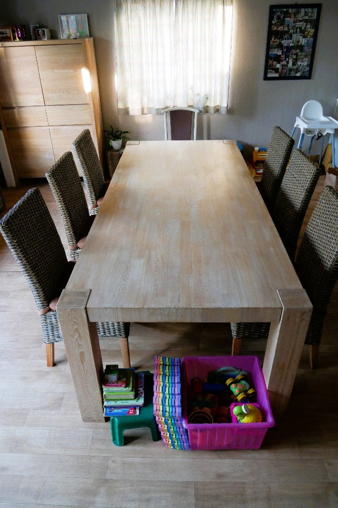 tafel, Ophalen, Gebruikt