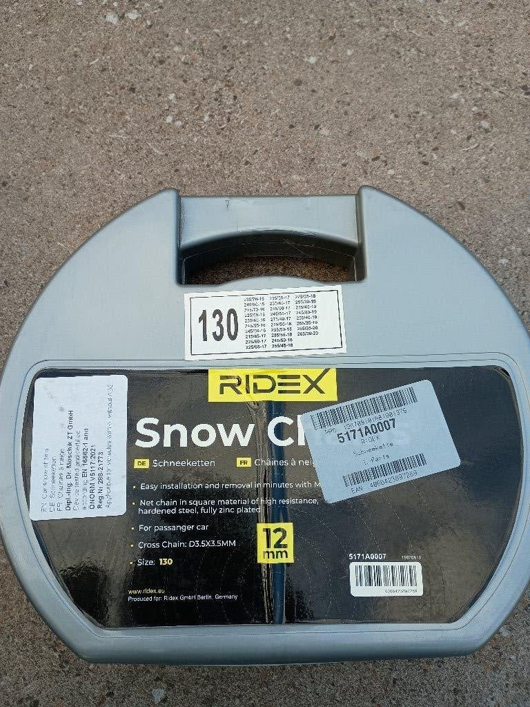 Sneeuwkettingen, Ophalen, Nieuw