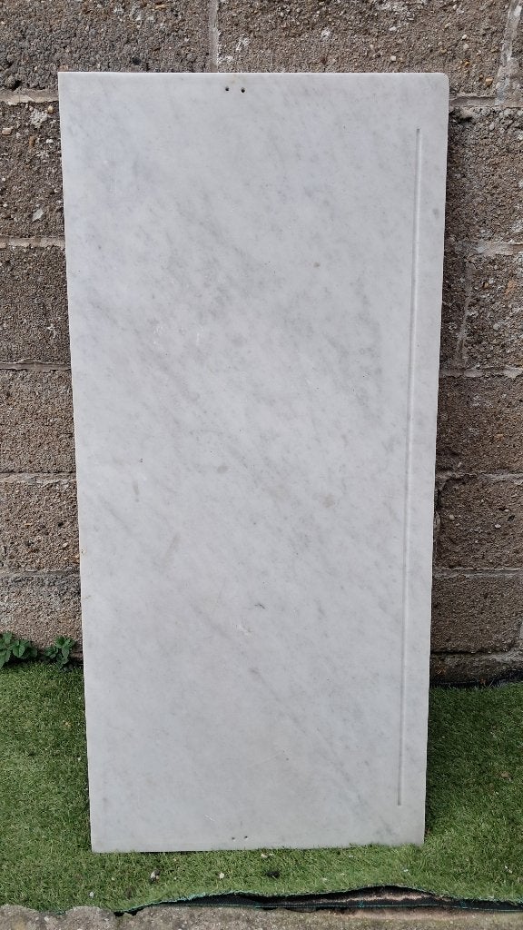 Wit grijs marmeren plaat, 120x55x1,4cm, Ophalen, Gebruikt, Overige materialen