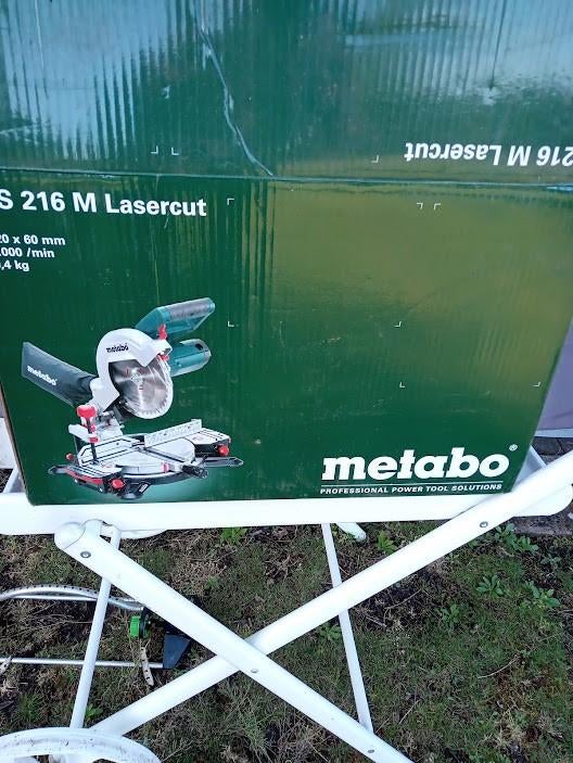 afkortzaag van Metabo 125€., Doe-het-zelf en Bouw, Ophalen, Nieuw, Afkortzaag, Metabo