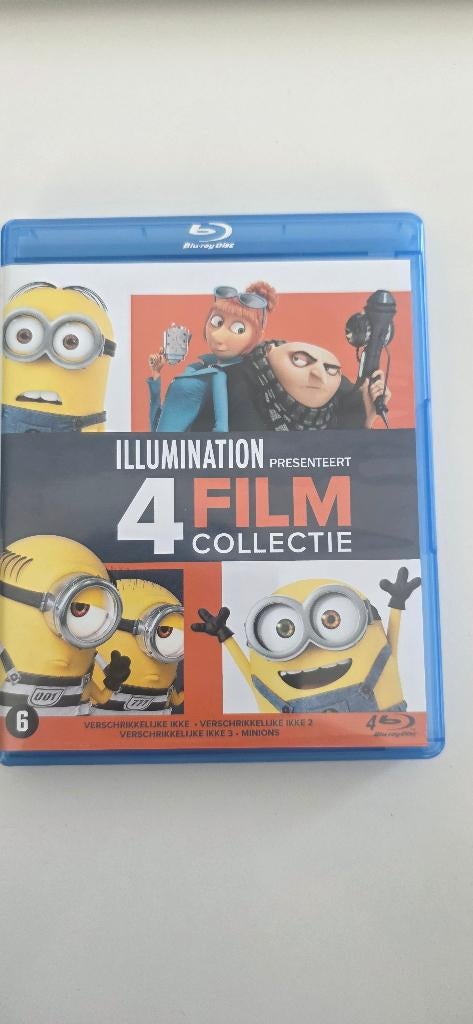 BR - Verschrikkelijke ikke 4 film collectie, Cd's en Dvd's, Blu-ray, Ophalen of Verzenden, Zo goed als nieuw, Kinderen en Jeugd