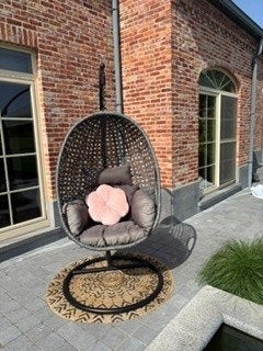 Hangstoel, Tuin en Terras, Tuinstoelen, Ophalen, Zo goed als nieuw, Rotan