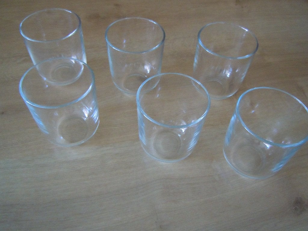 6 glazen, Ophalen, Nieuw