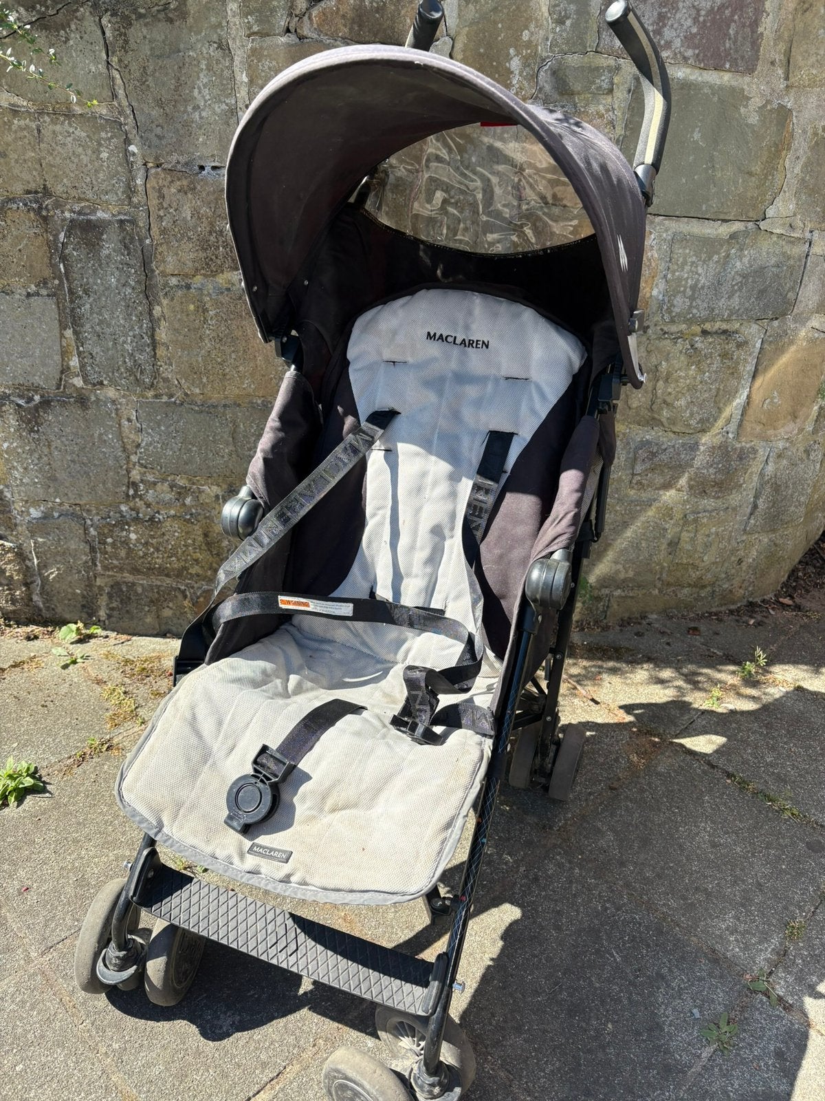 Poussette Maclaren Quest avec housse de pluie, Enlèvement, Utilisé, Maclaren, Protection de pluie