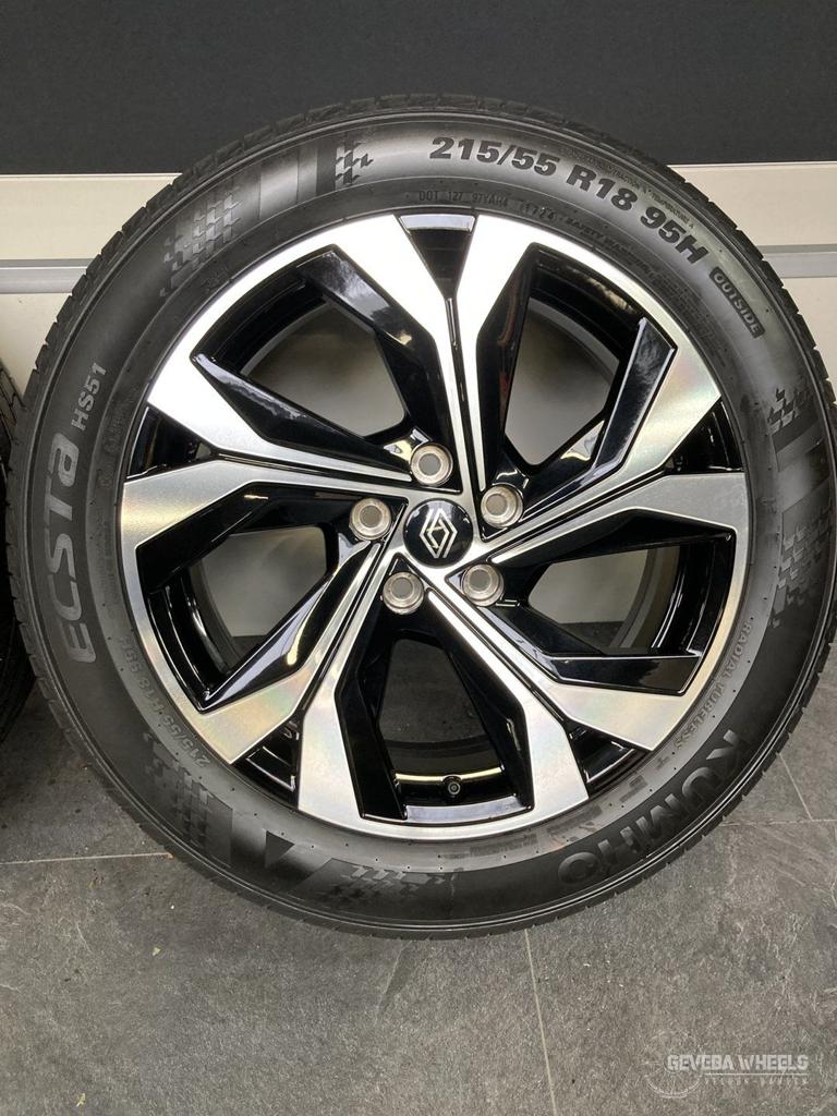 18” originele Renault Arkana Captur Symbioz velgen + banden, Auto-onderdelen, 18 inch, -, -, Banden en Velgen