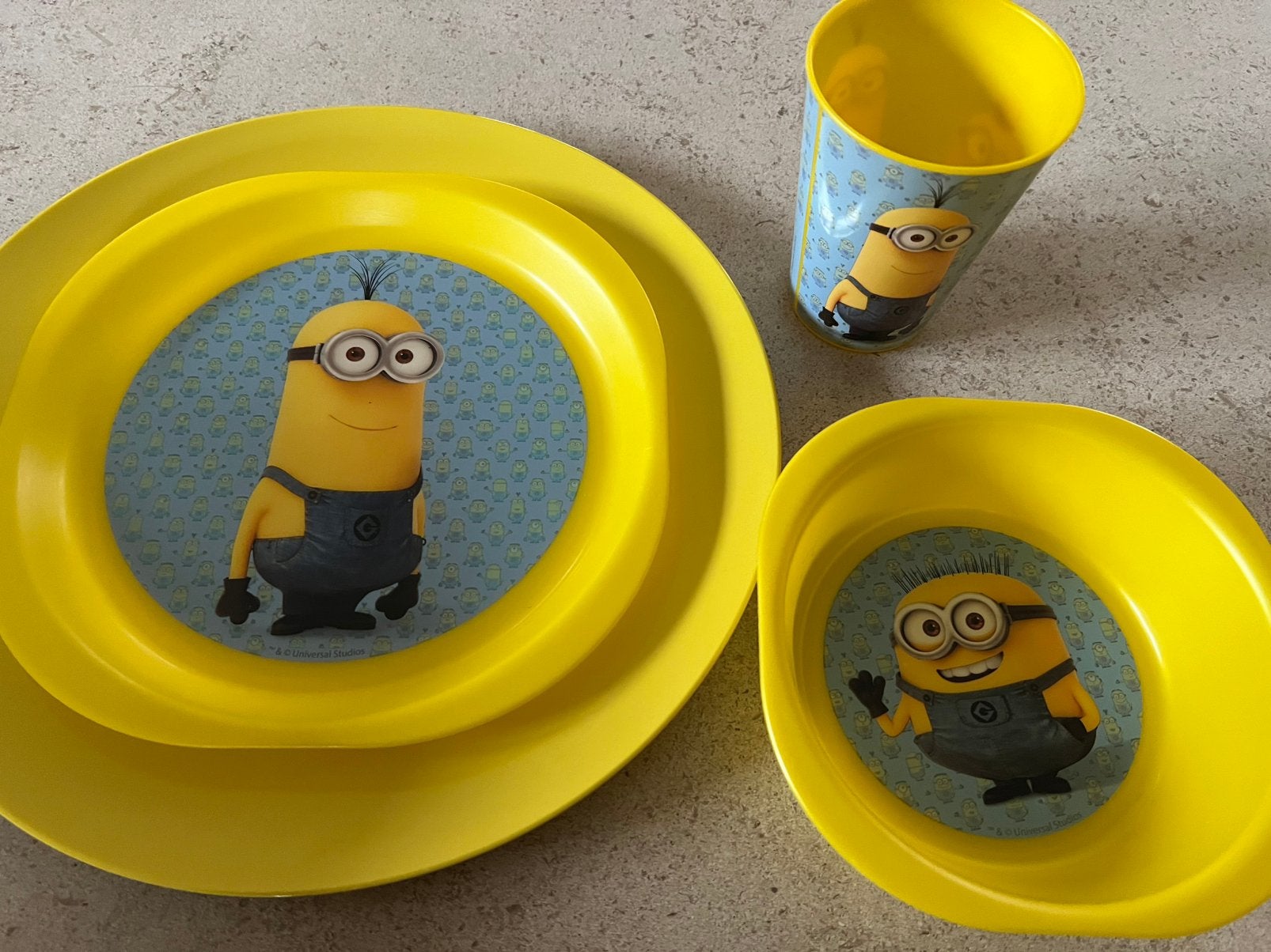 Eetset Minions, Huis en Inrichting, Keuken | Servies, Ophalen, Zo goed als nieuw, Overige typen