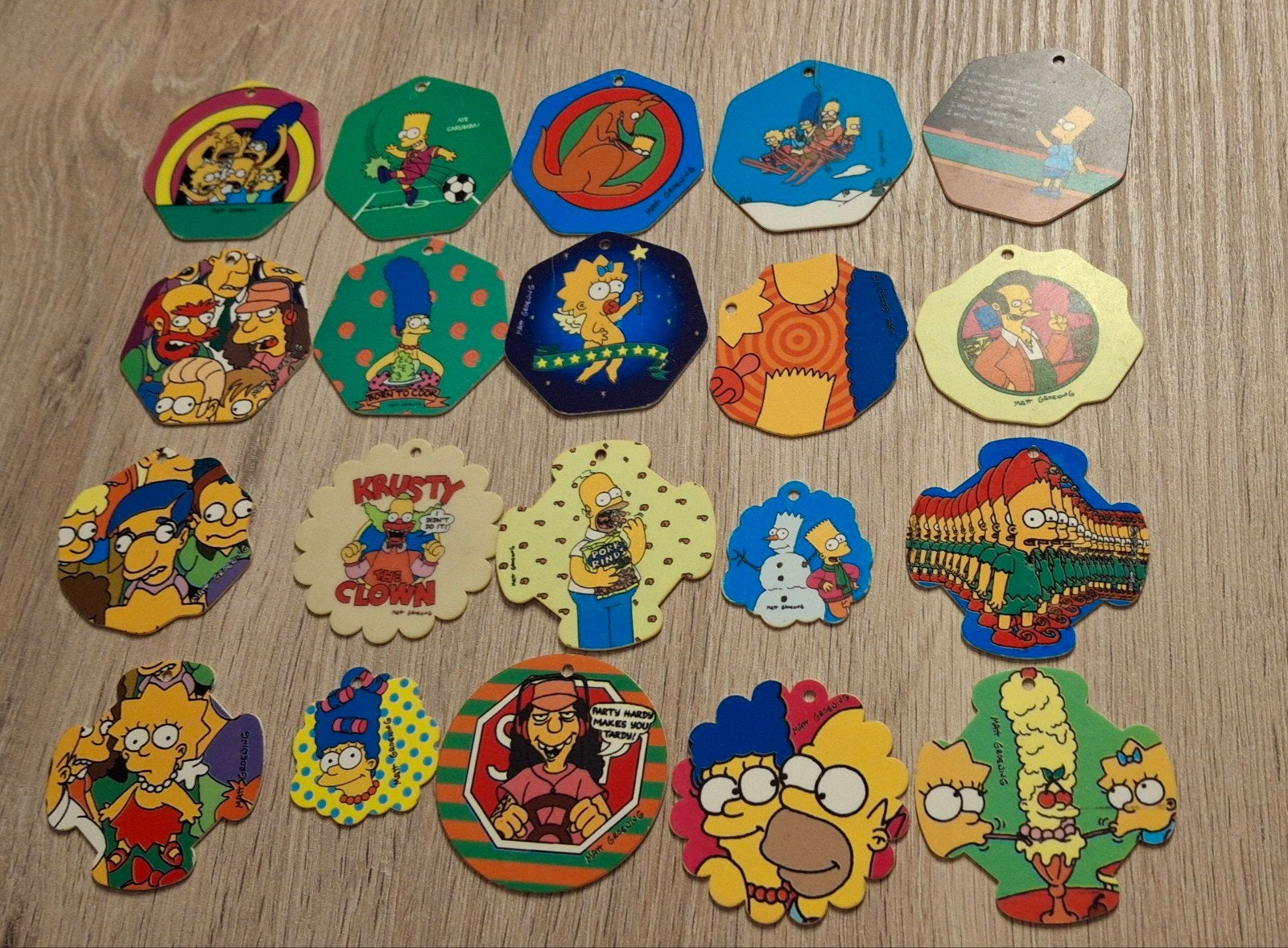 Lot de 20 films vintage Les Simpsons, Collections, Flippos, Enlèvement ou Envoi, Flippos en vrac