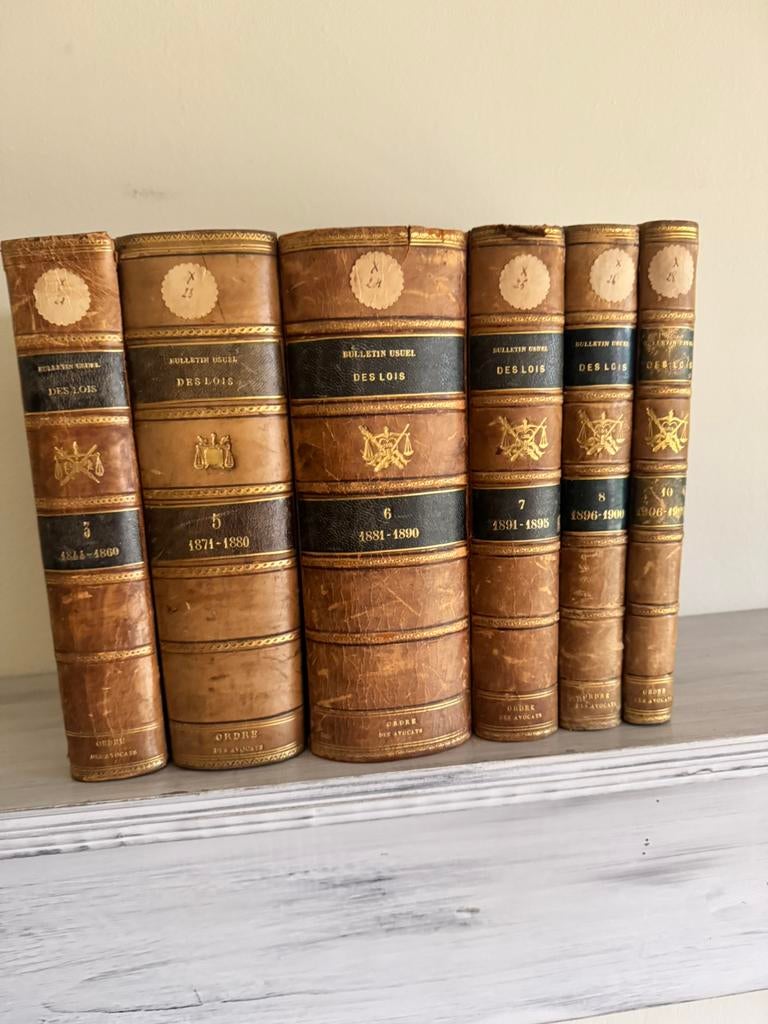 livres anciens reliés en cuir, Enlèvement ou Envoi, Utilisé