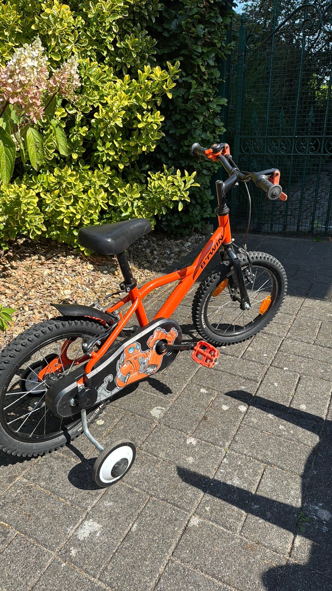 Kinderfiets 16inch, Ophalen, Gebruikt, Zijwieltjes