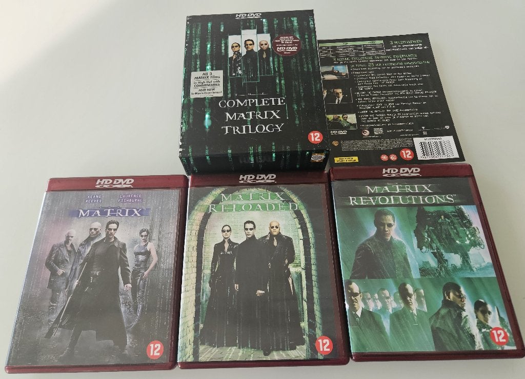 12 HD DVD 's en box Matrix Trilogy, Cd's en Dvd's, Dvd's | Actie, Ophalen of Verzenden