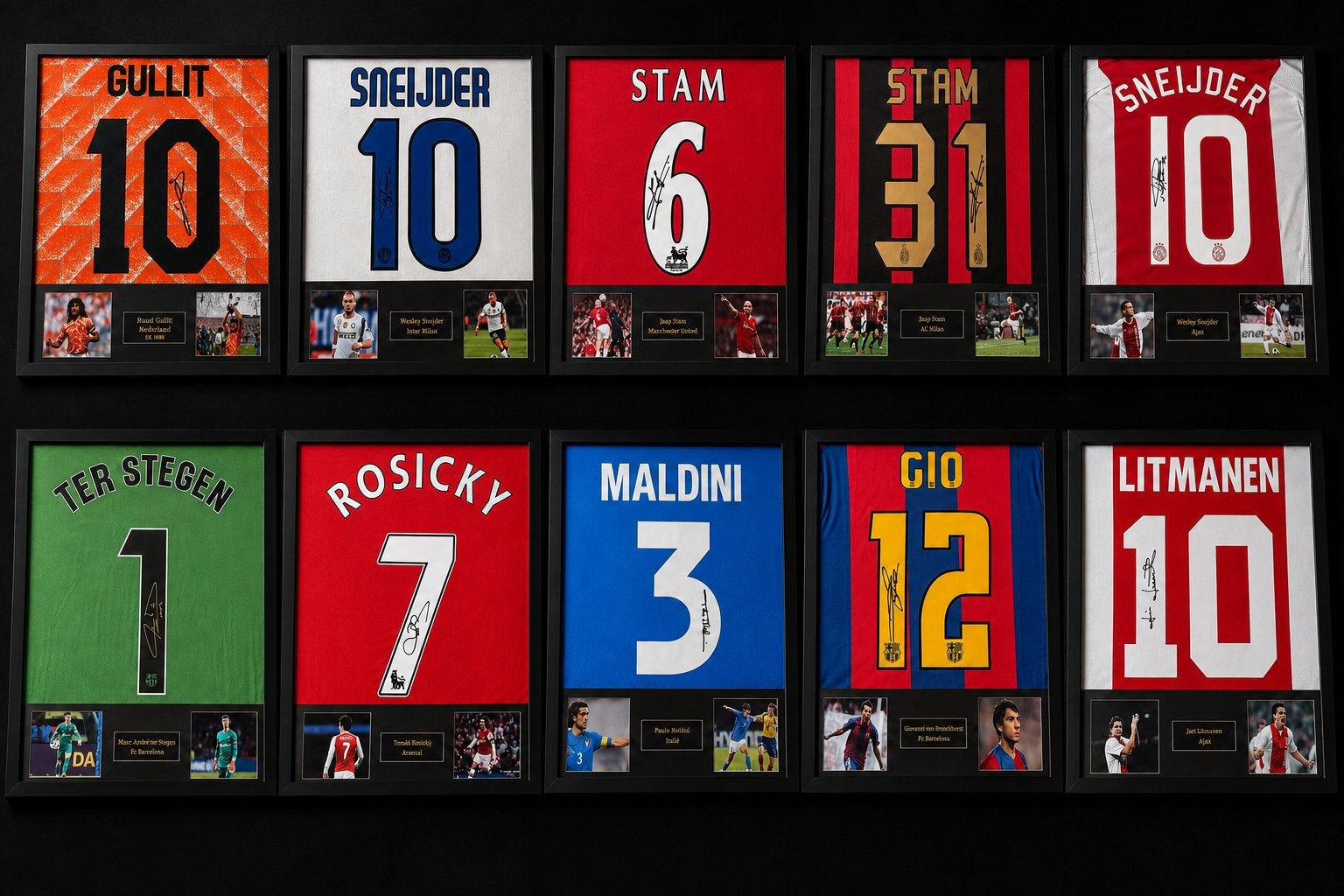 Gesigneerde voetbalshirts, Verzamelen, Verzenden, Zo goed als nieuw, Shirt