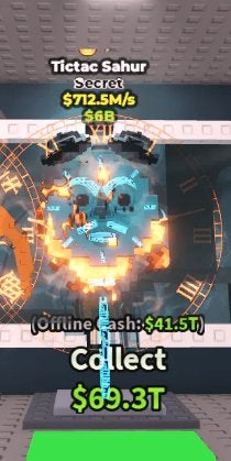 TicTac Sahur 500-750M/S (Steal a brainrot), Envoi, Neuf