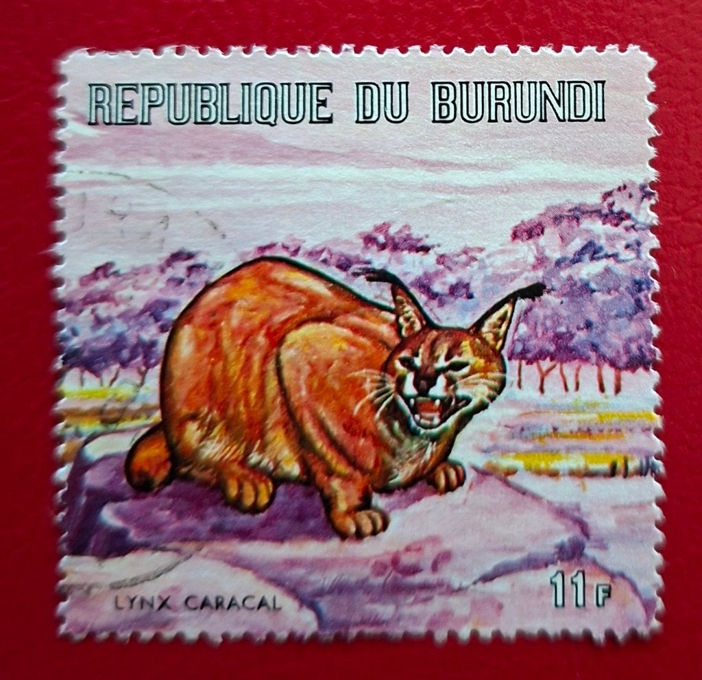 Postzegel Burundi OBP 532, Postzegels en Munten, Ophalen of Verzenden, Gestempeld