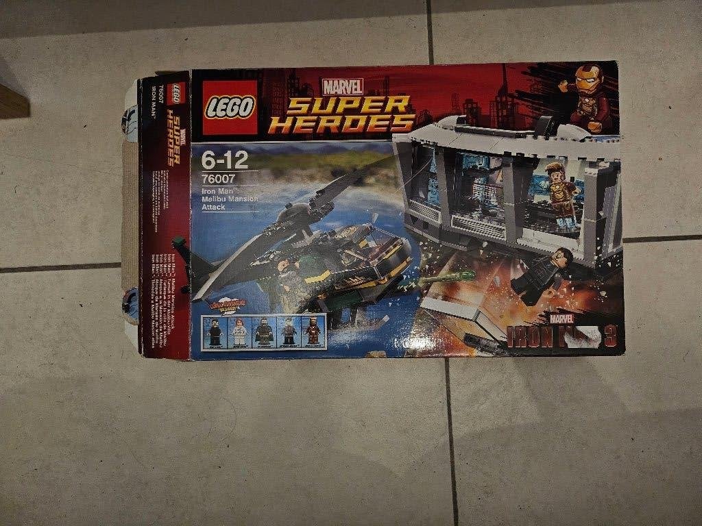 Lego 76007 Iron Man: Malibu Mansion Attack, Instructions incluses, Enlèvement ou Envoi, Marvel, Lego