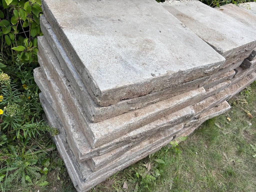35 GROTE BETONNEN stenen 7cm x  50 X 50 CM, Tuin en Terras, Ophalen, Gebruikt, Overige typen, 10 m² of meer