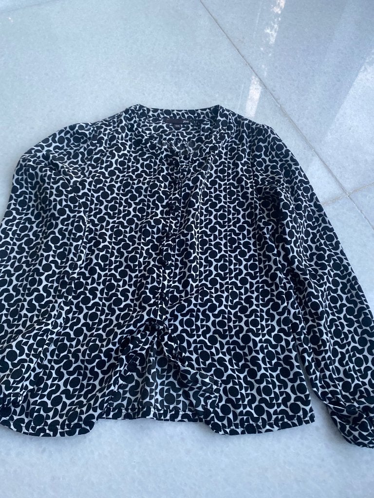 Blouse JBC  filles à imprimé graphique noir blanc taille 128, Enlèvement ou Envoi, Utilisé, Fille, JBC