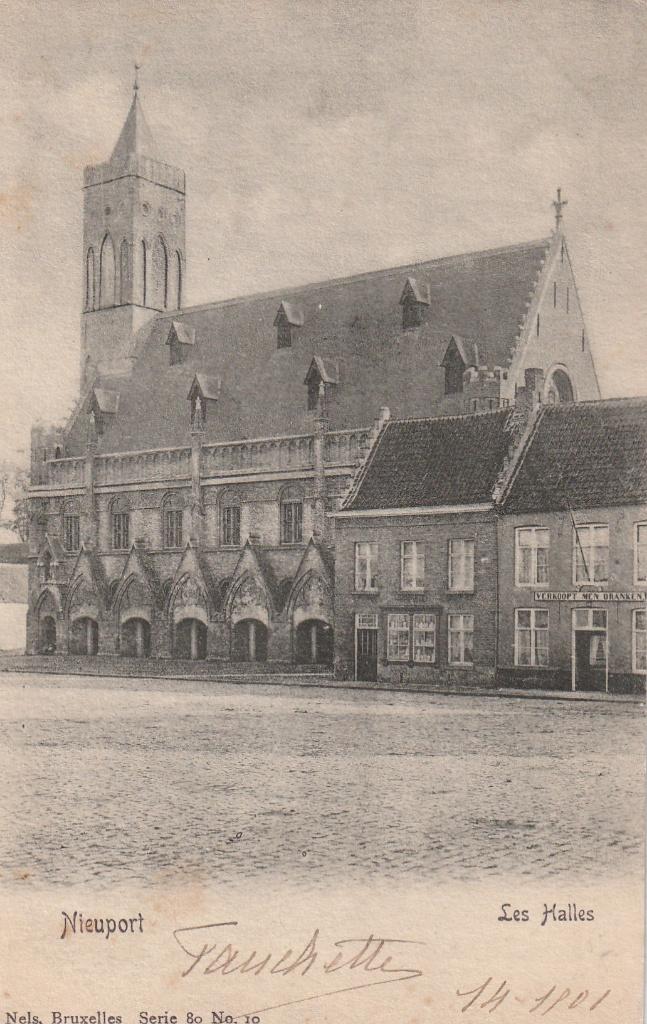 Postkaart Nieuwpoort, Verzenden