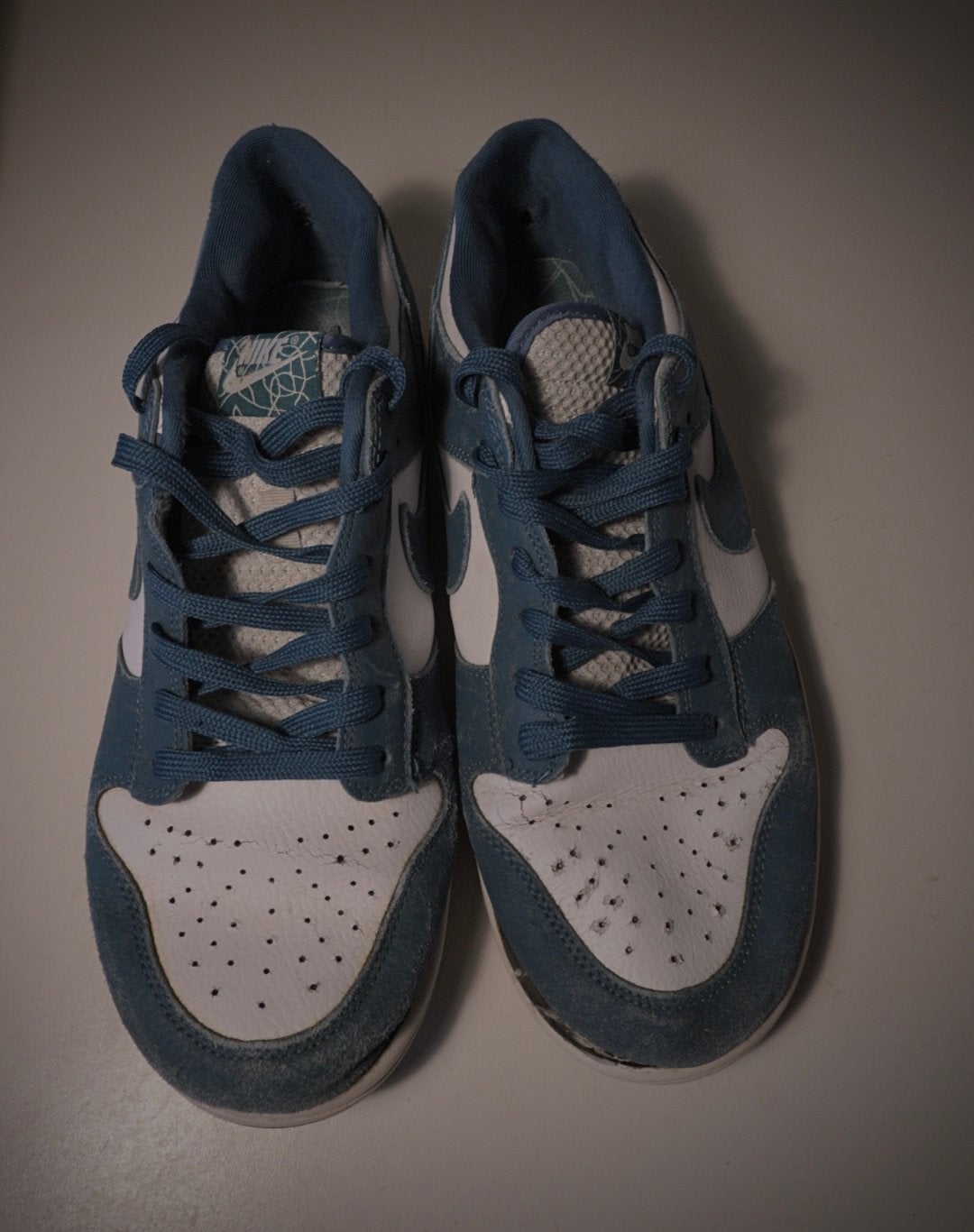 Nike dunk low, Kleding | Heren, Blauw, Ophalen of Verzenden, Sneakers, Gedragen