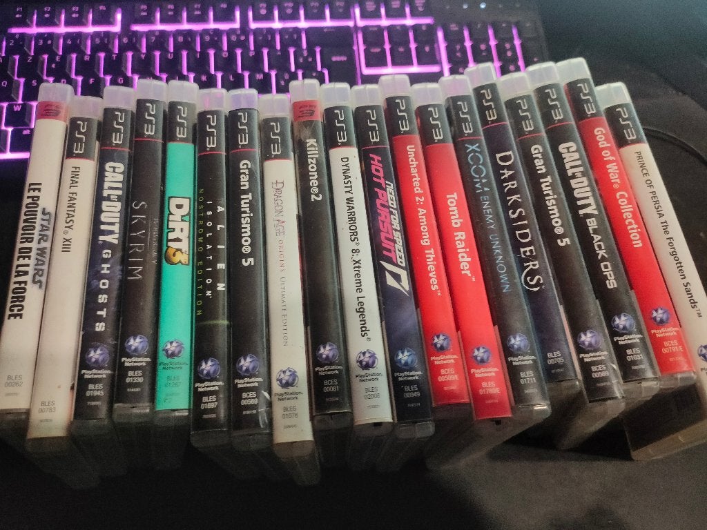 Lot de 19 jeux ps3, Enlèvement, Utilisé, Autres genres
