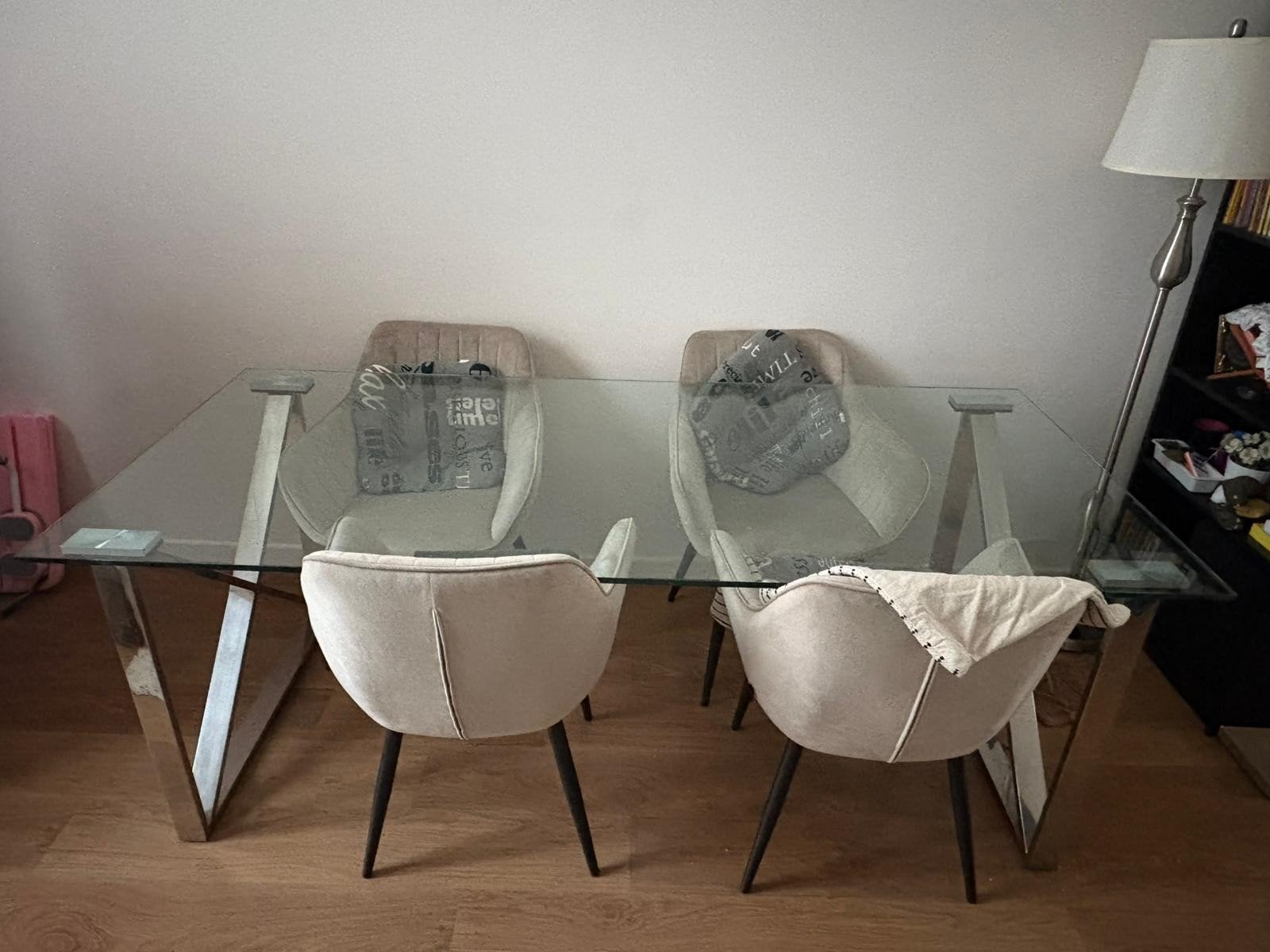 table à manger, Maison & Meubles, Tables | Tables à manger, Enlèvement, Verre