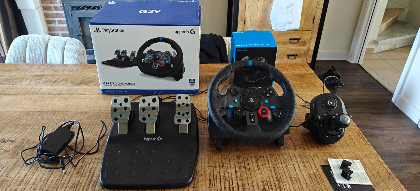 Logitech G29 Driving Force Stuur + Shifter Supergoede staat, Games en Spelcomputers, Spelcomputers | Overige, Ophalen