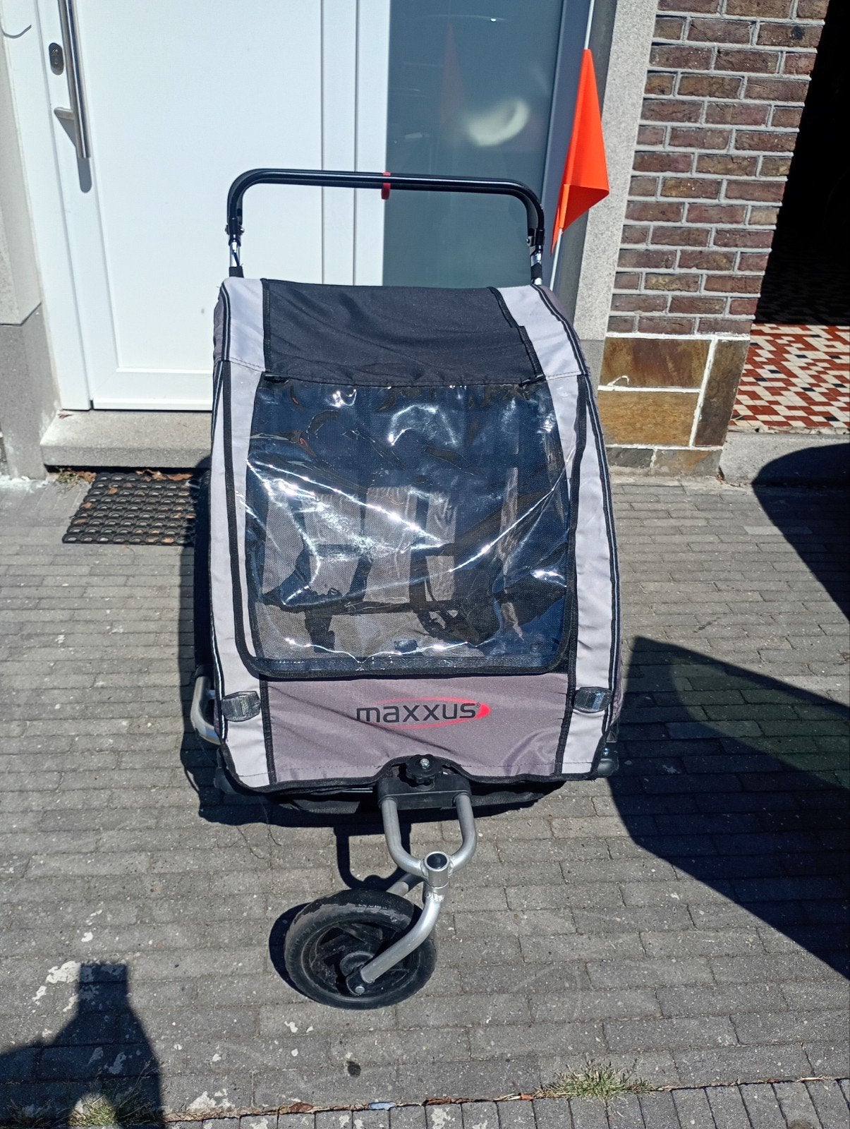 Maxxus vouwbare fietskar/ wandelwagen, Enlèvement