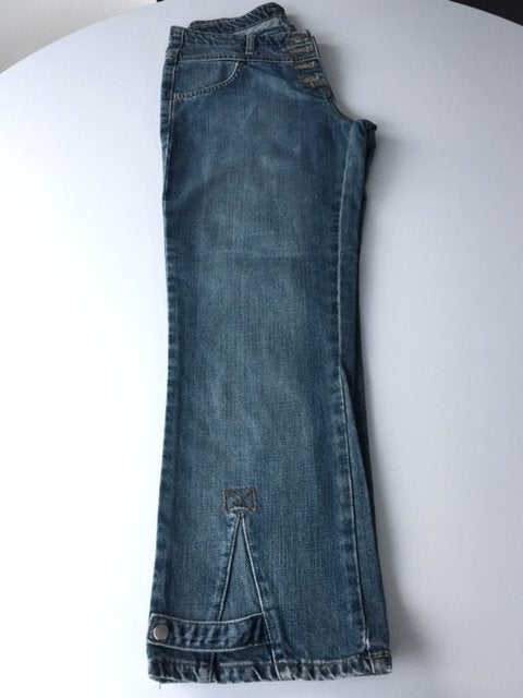 Jeansbroek maat 36. ( 3 kwarts broek ) Low Waist, W28 - W29 (confection 36), Enlèvement ou Envoi, Street One, Comme neuf