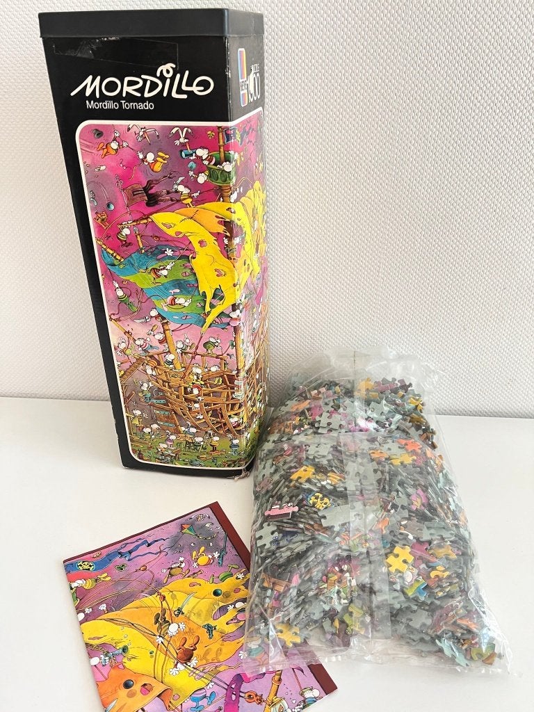 Puzzle Heye Mordillo Tornado - neuf, Ophalen of Verzenden, 500 t/m 1500 stukjes, Zo goed als nieuw, Legpuzzel