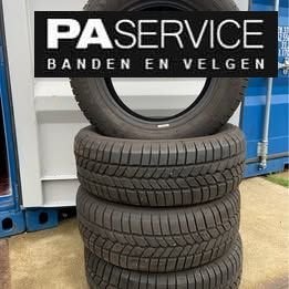 4x Michelin 215 60 16 Verzwaarde winterbanden 8.8 en 7,8 mm, Auto-onderdelen, -, Banden en Velgen, -, Gebruikt