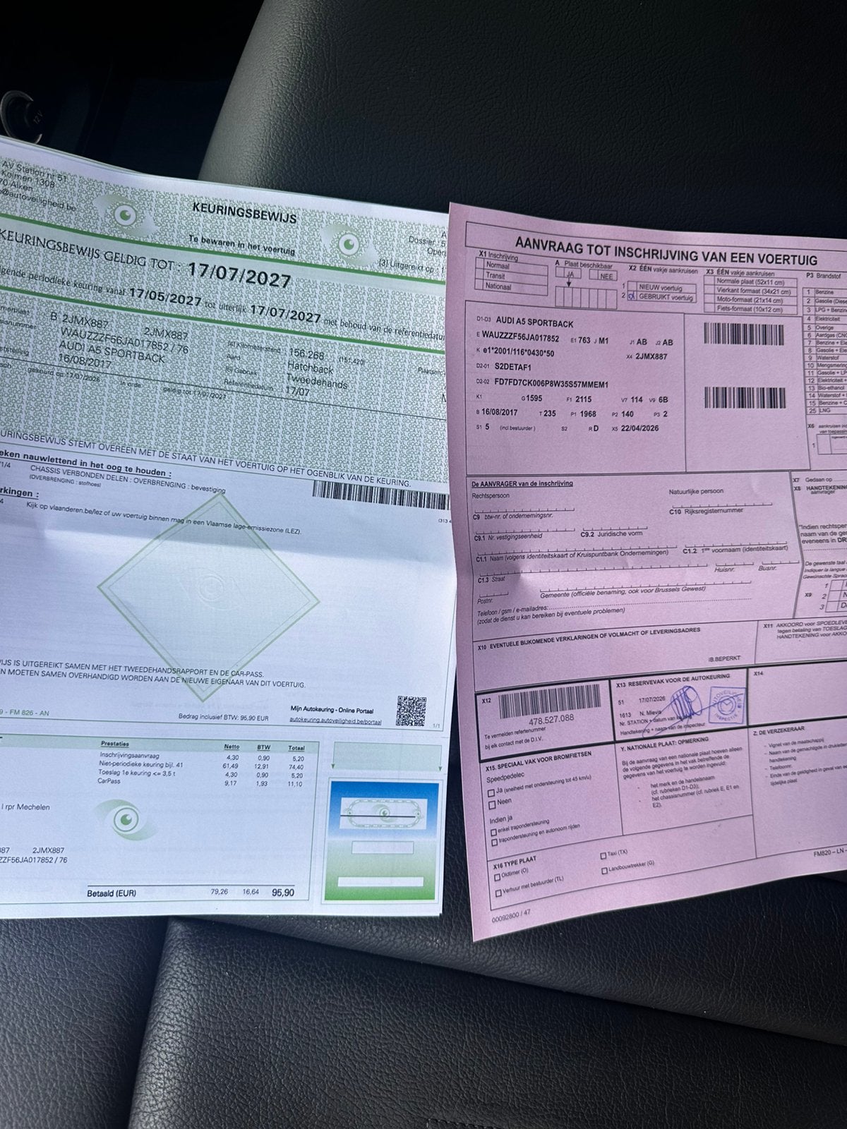 Audi A5 sportback 2.0TDI, Cuir, Achat, Euro 6, Autres couleurs