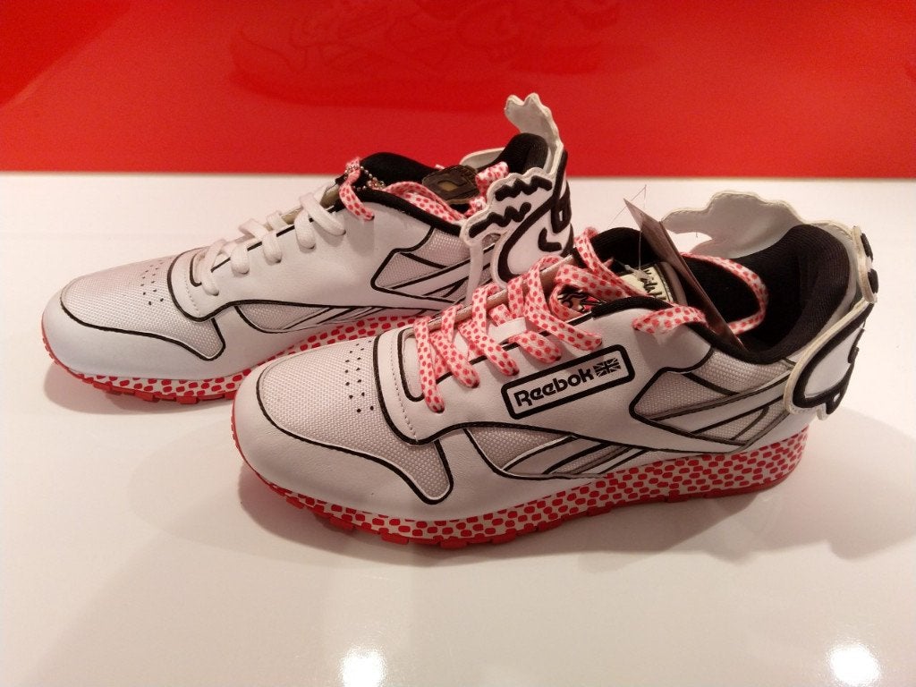 Reebok - Sneakers Keith Haring blanc/rouge (taille 42 EU), Neuf, Enlèvement ou Envoi, Reebok, Blanc