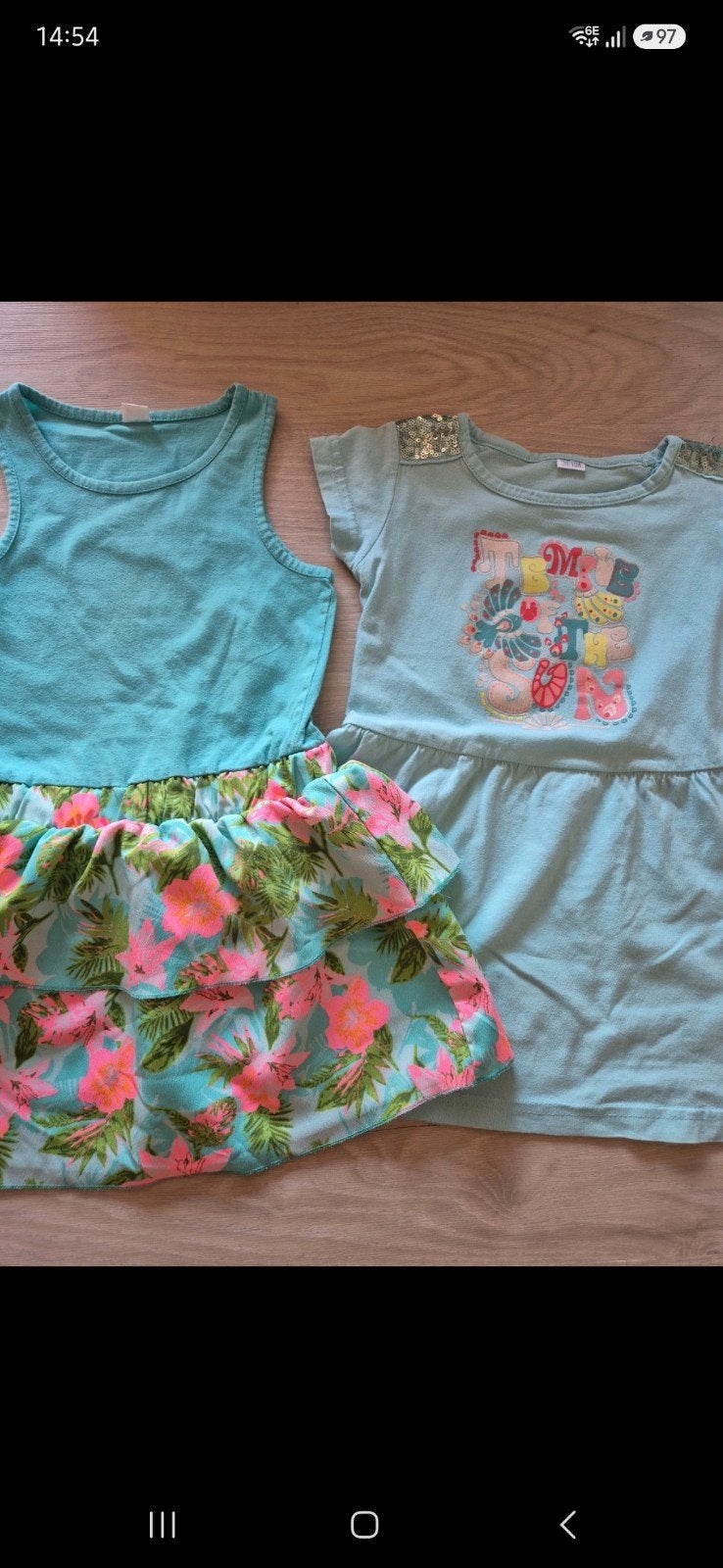 2 zomerse kleedjes, Kinderen en Baby's, Kinderkleding | Maat 98, Ophalen of Verzenden