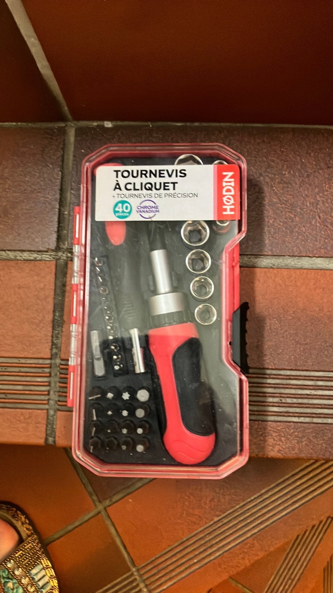 Serie schroevendraaier tournevis 40 stuks Nieuw  !, Ophalen of Verzenden, Zo goed als nieuw, Schroevendraaier