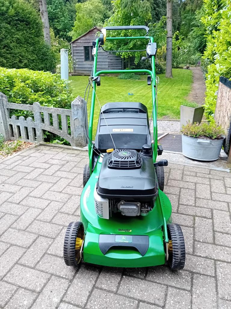 Tondeuse à gazon John Deere JX80, Enlèvement, Sac de ramassage