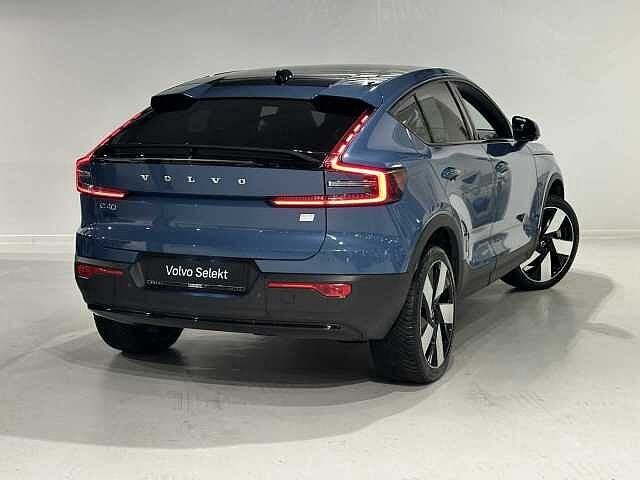 Volvo C40 Recharge Plus Extended Range + electr trekhaak, Auto's, Automaat, 248 pk, 183 kW, Blauw