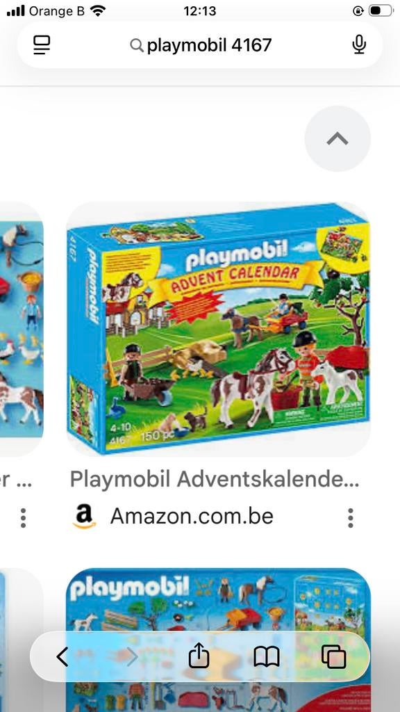 Playmobil adventskalender 4167, Ophalen, Zo goed als nieuw