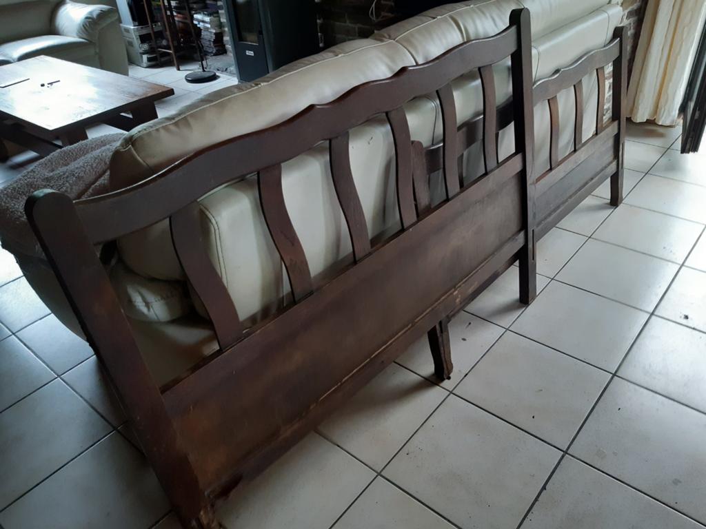 Antiek bed, twijfelaar, ⁸, Antiek en Kunst, Ophalen
