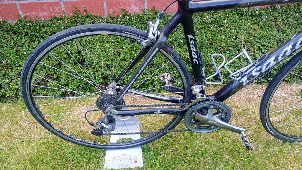 Isaac koersfiets, 28 inch, Gebruikt, 10 tot 15 versnellingen, Velgrem