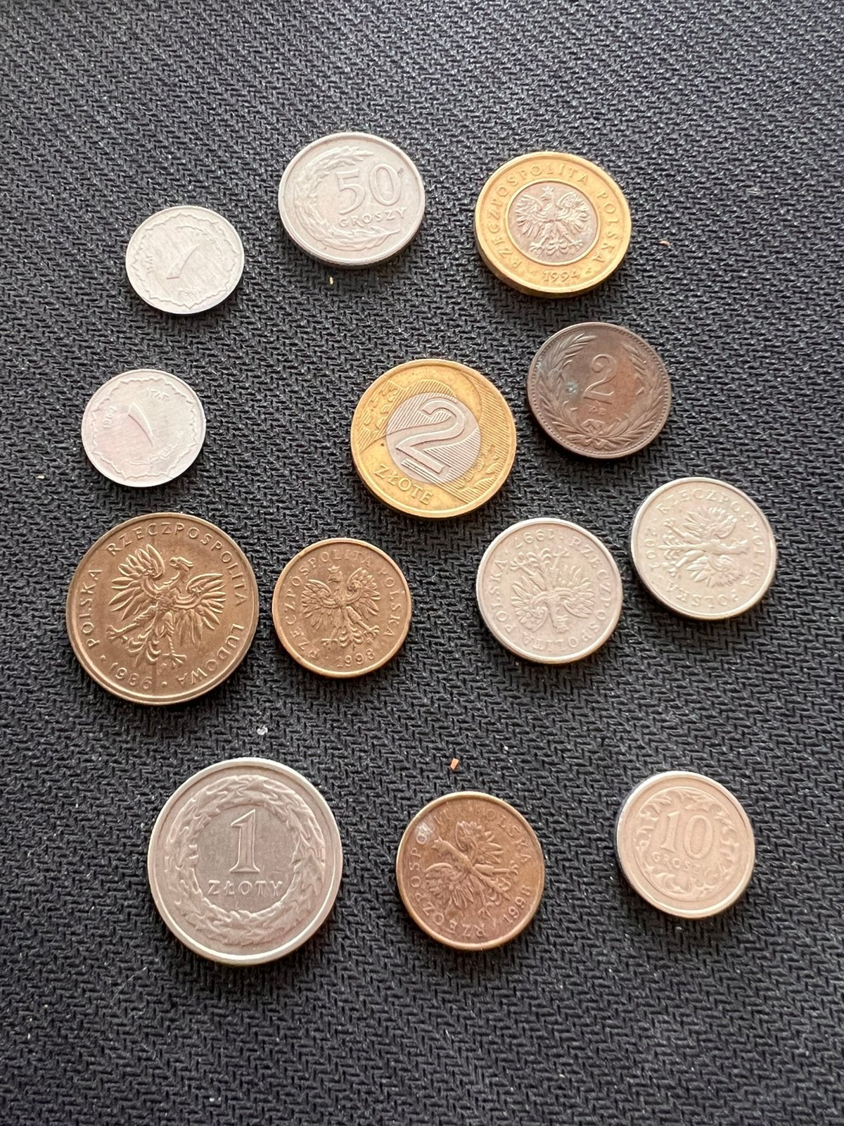 Lot munten polen, Ophalen of Verzenden, Munten