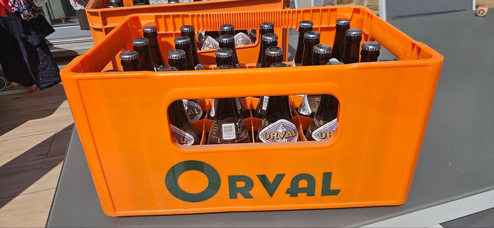 Bac Orval + 24 bouteilles de 2022, Collections, Enlèvement