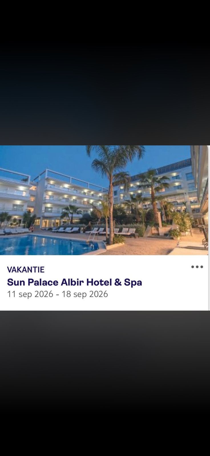 Reis naar Spanje (Costa Blanca)– 11 t.e.m. 18 september, Tickets & Billets, Chèques Hôtel & Bons pour Hôtel, Deux personnes, 3 nuitées ou plus