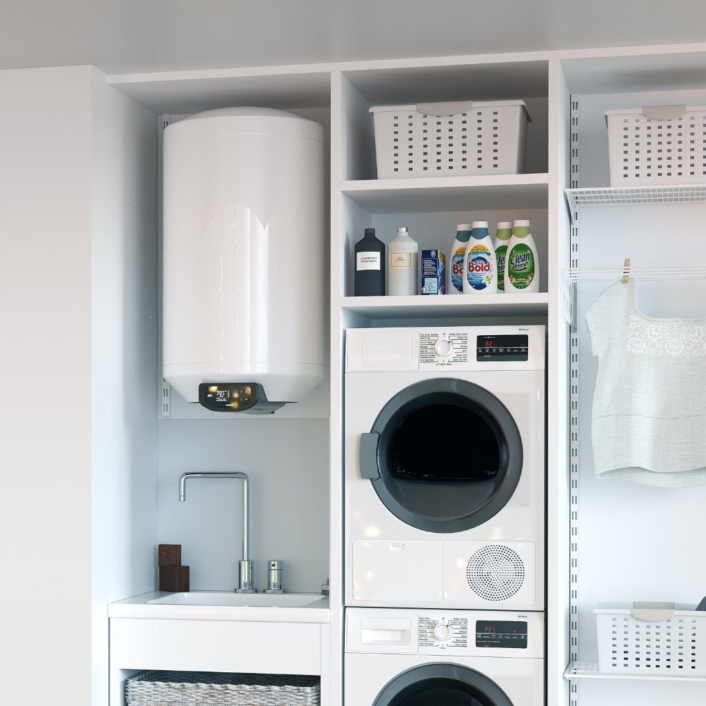 Rointe"Coralia"wifi energiezuinig elektrisch warmwaterboiler, Doe-het-zelf en Bouw, 20 tot 100 liter, Terugslagbeveiliging (TTB)
