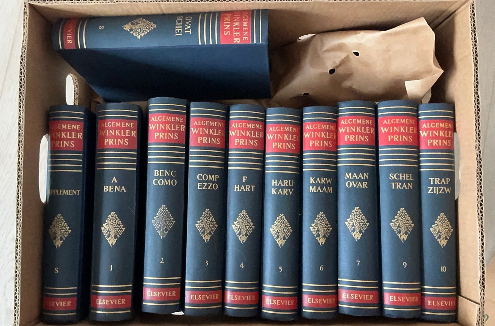 Collection General Winkler Prins, Enlèvement, Utilisé, Général, Série complète